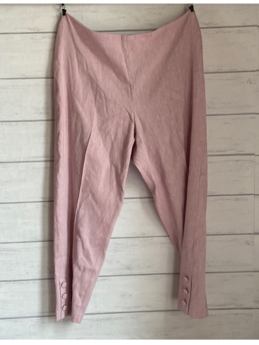J.Jill Lavender Linen Stretch Pants